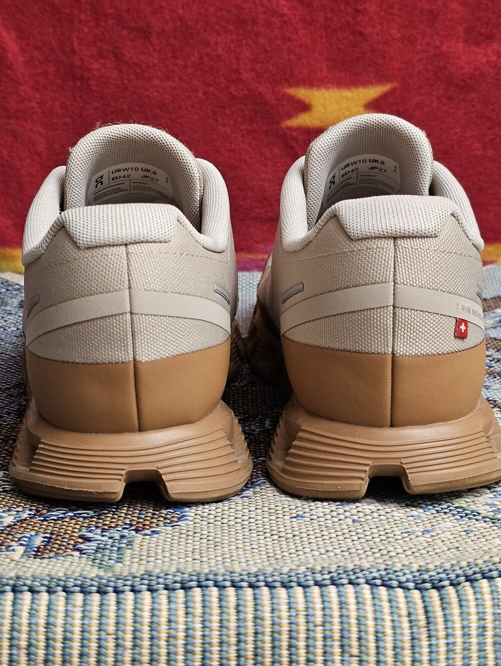 On Cloud 5 Ready Women’s Size 10 Top Lace-Up Sneakers Sand/Almond 89.98831 - Picture 10 of 15